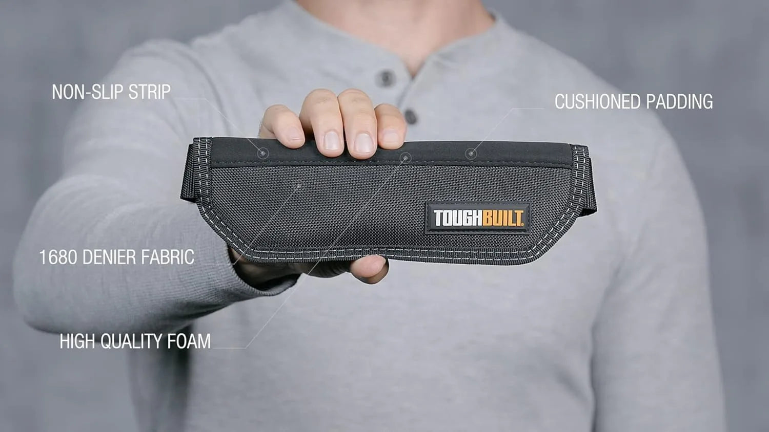 ToughBuilt TB-55-B Padded Shoulder Strap - Ultimate Comfort & Durability