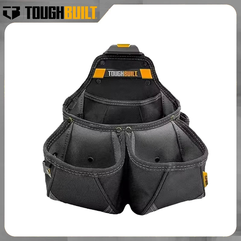 TOUGHBUILT Framer Pouch - Dual-Pocket Tool Belt with Kickstand Design