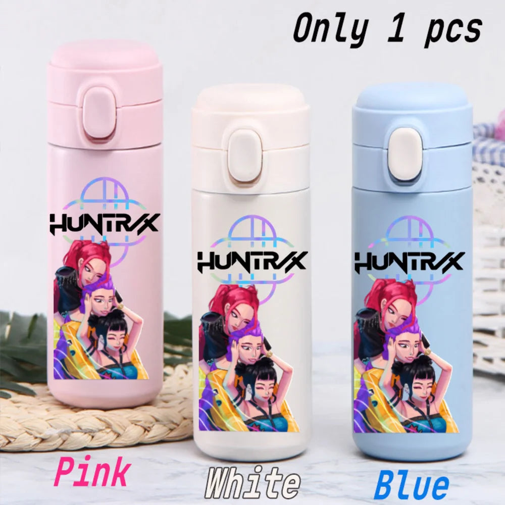 Insulated 420ML K-Pop Travel Drink Bottle - Stylish & Portable