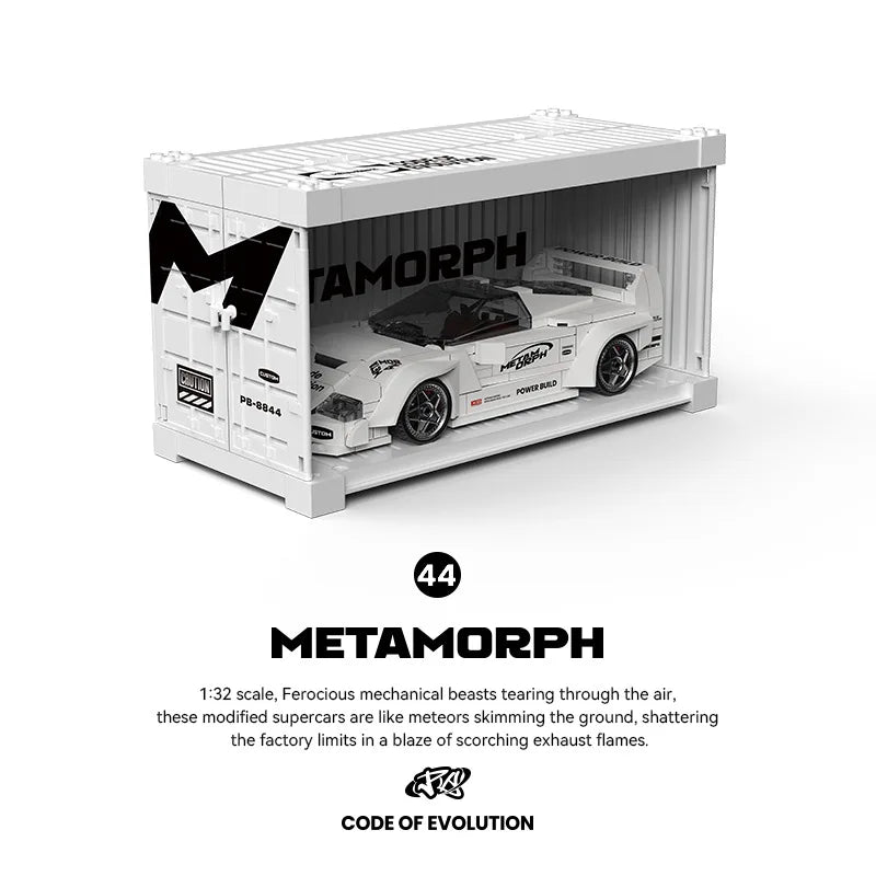 MOC Racing Car Speed Model Building Block for Kids - Fun Desktop Decor
