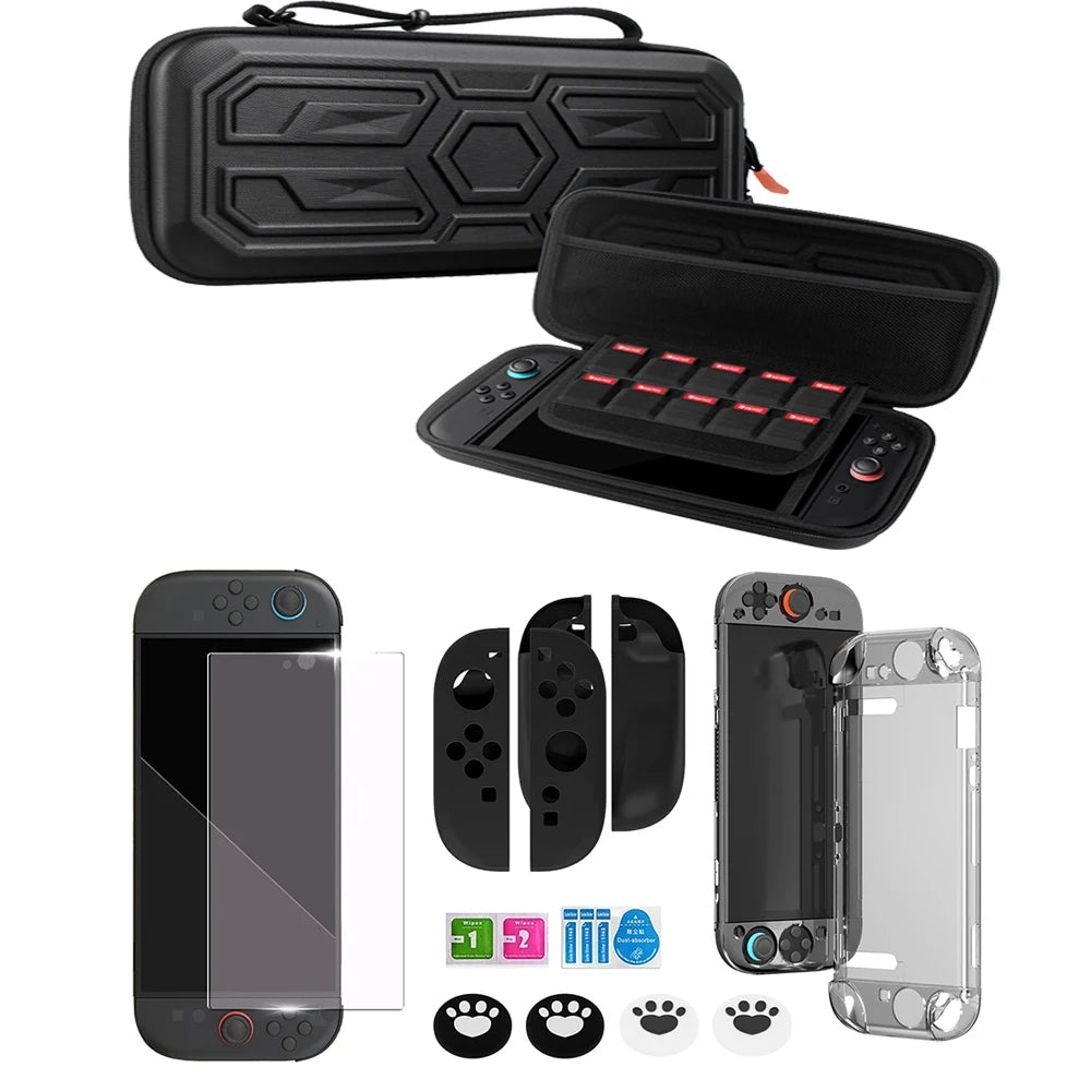 VGBUS Nintendo Switch 2 Travel Case Kit with Hard Shell & Accessories