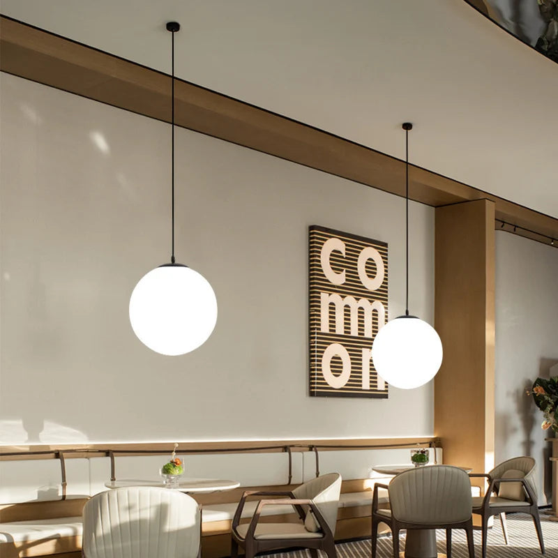 Modern Globe Glass Pendant Light - Stylish Chandelier for Home