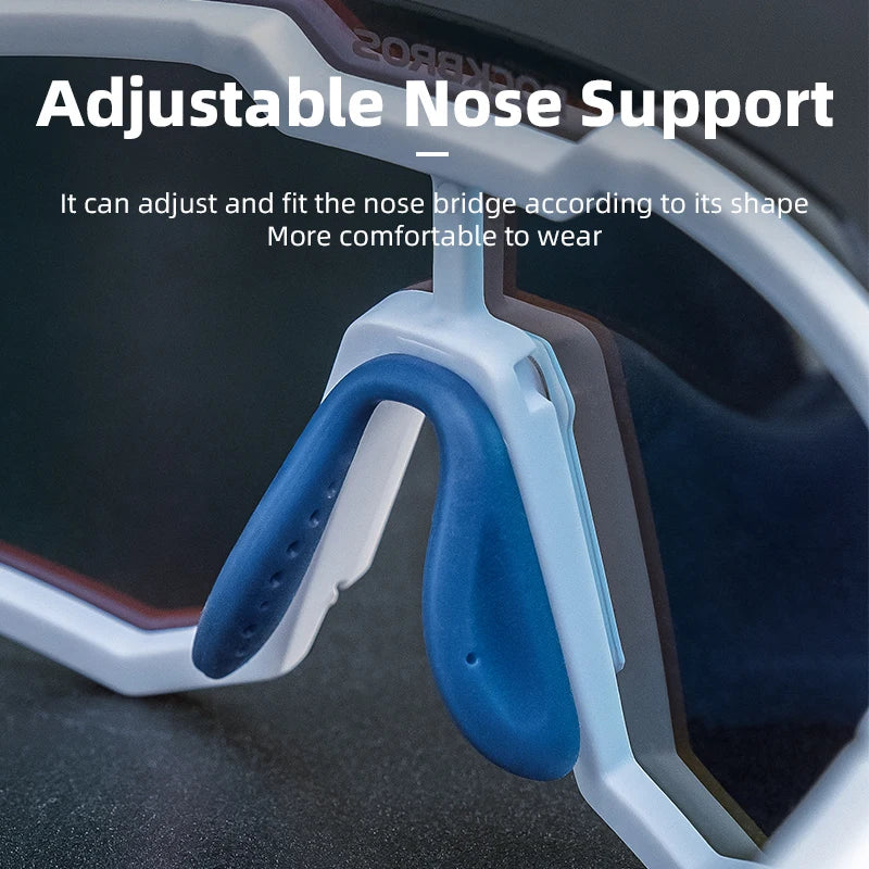 ROCKBROS Photochromic Polarized Cycling Glasses - Ultra UV400 Protection