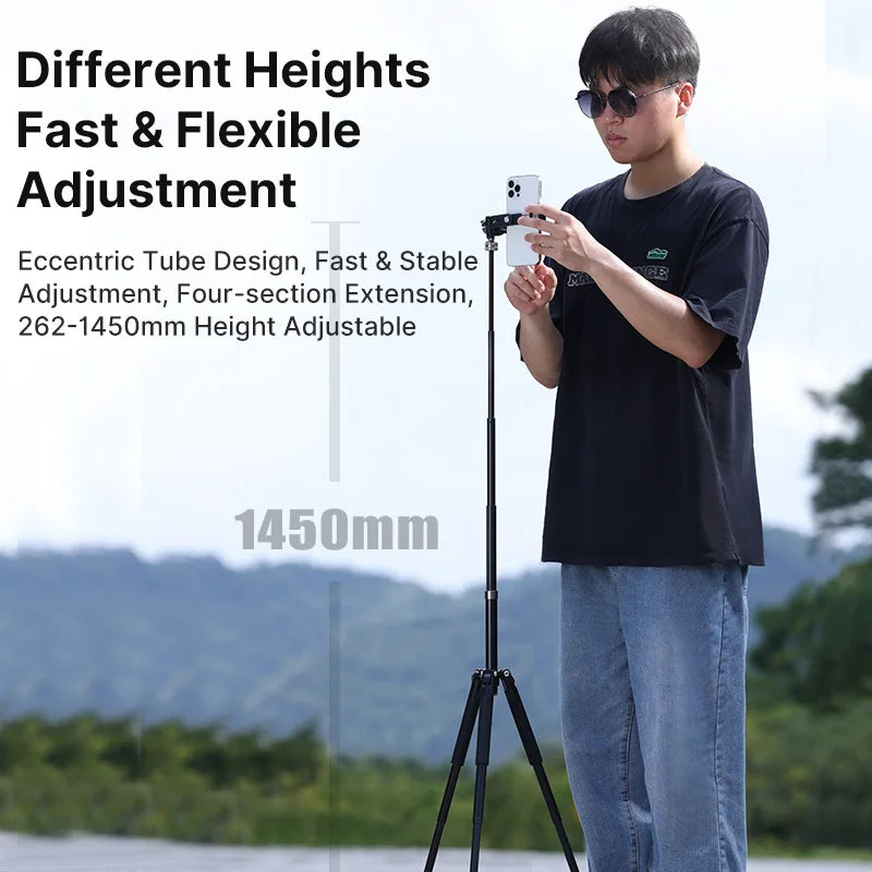 Ulanzi MT-63 Lightweight Aluminum Mini Tripod for Photography & Video