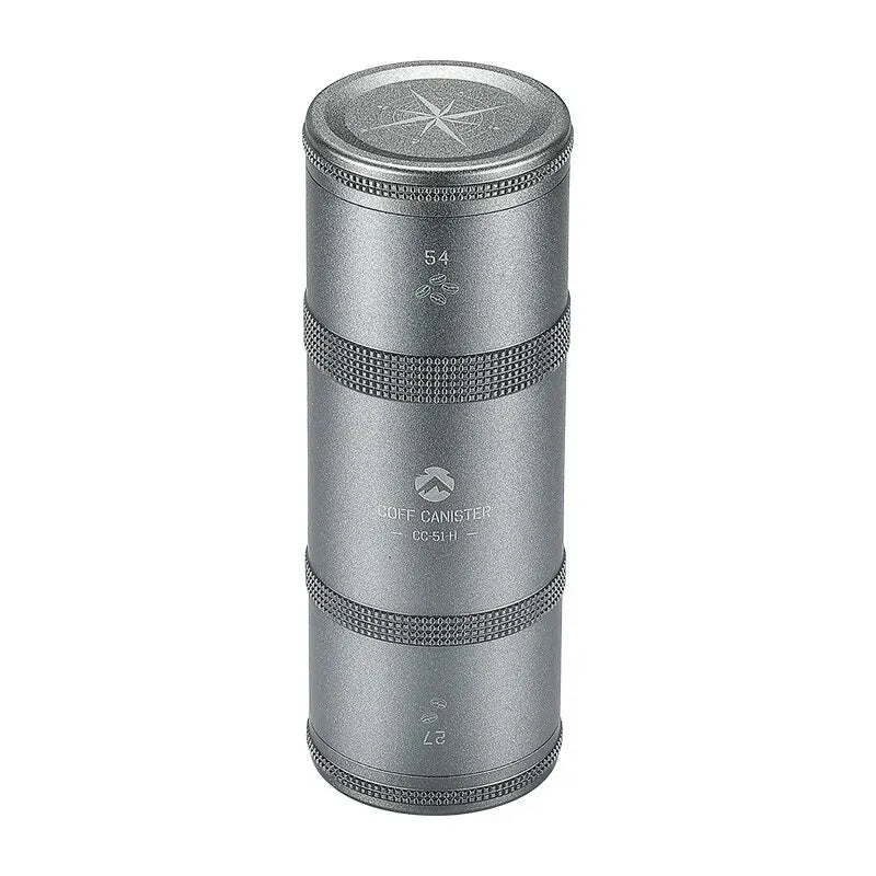 CAMPINGMOON Airtight Coffee Storage Can - Travel-Friendly & Durable