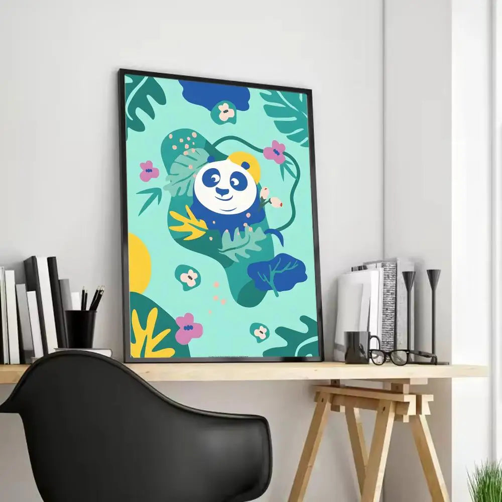 Kung Fu Panda HD Wall Art Poster - Waterproof Aesthetic Decor