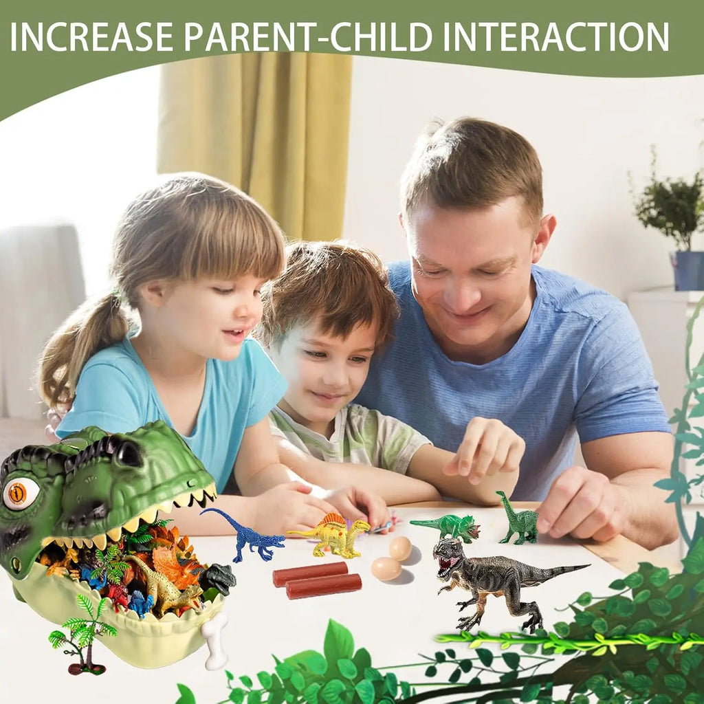 Dinosaur Toy Set for Kids - 46 Pcs Perfect for Imaginative Play