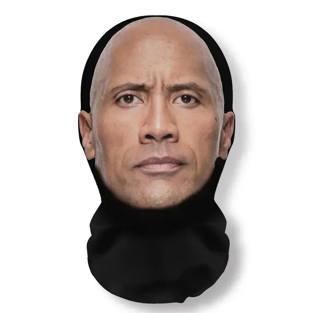 Funny 3D Printed Full Face Mask - Celebrity Costume Balaclava