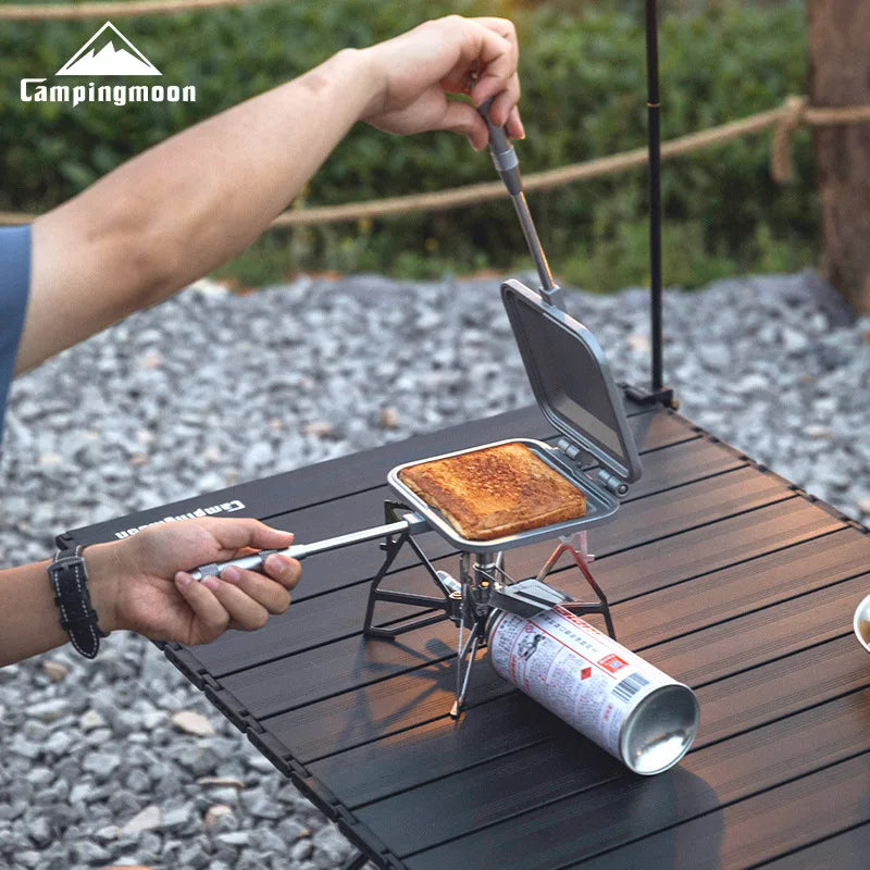 Non-Stick Double-Sided Toast Clamp for Camping Breakfasts