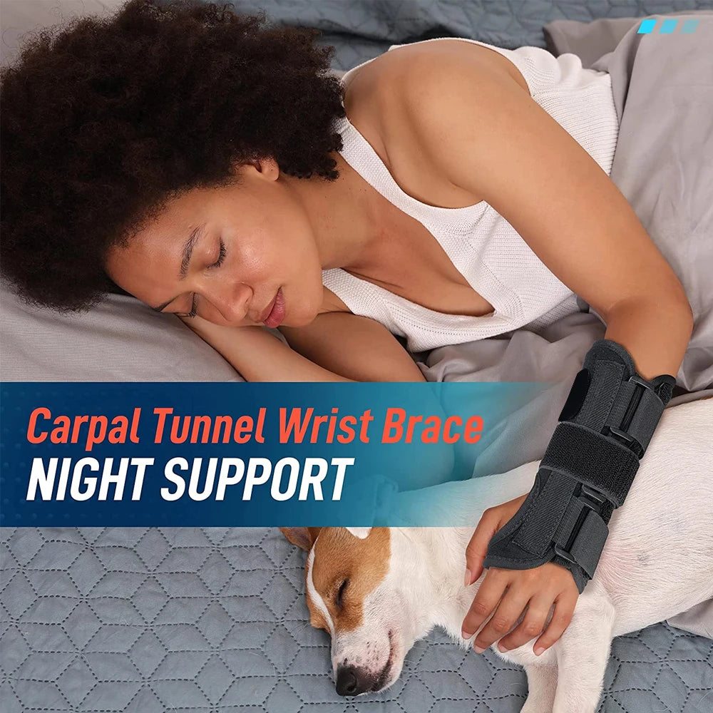 Adjustable Wrist Brace for Carpal Tunnel Relief - Night Support Splint