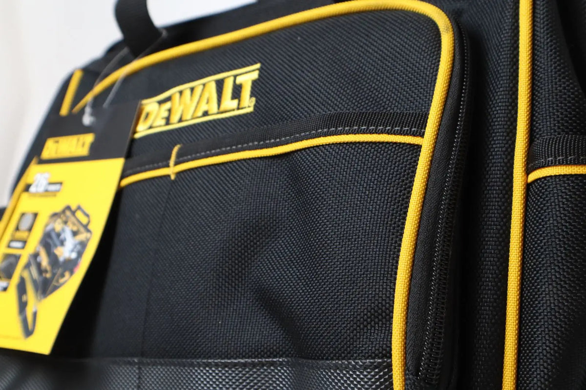 DEWALT 14" Multitak Tool Bag - 26 Pockets, Waterproof & Durable