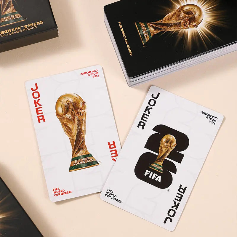 FIFA 2026 World Cup Playing Cards - Two Decks, Linen Texture