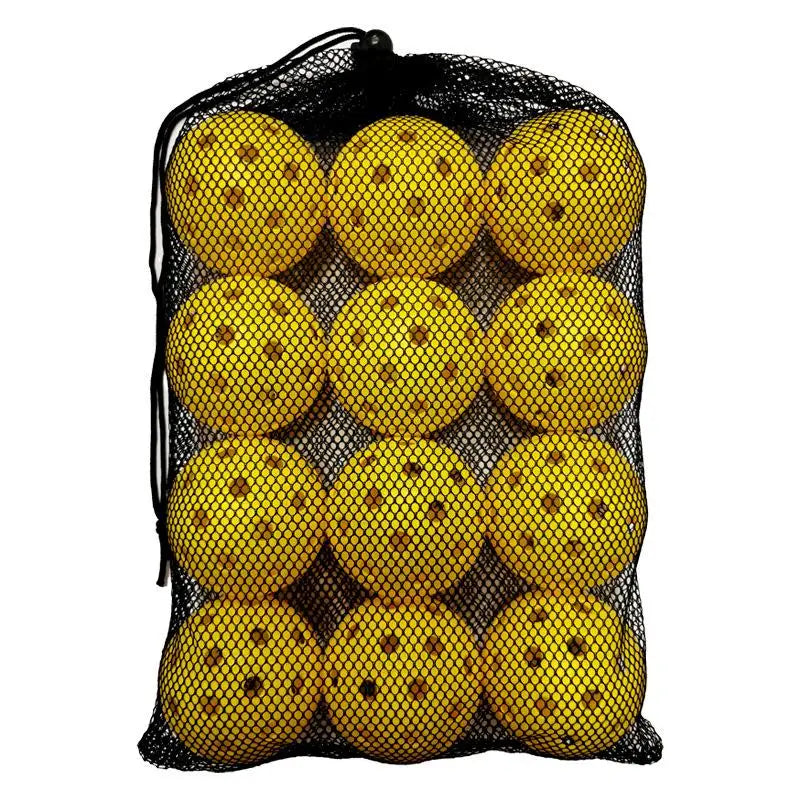 12 Pack Durable 74MM Outdoor Pickleballs - Competition Ready
