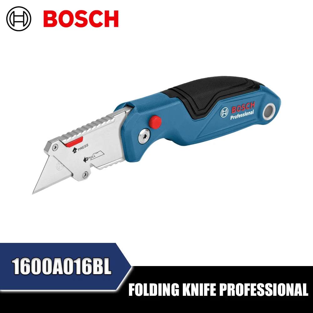 Bosch 1600A016BL Folding Utility Knife | Versatile Tool for Every DIYer