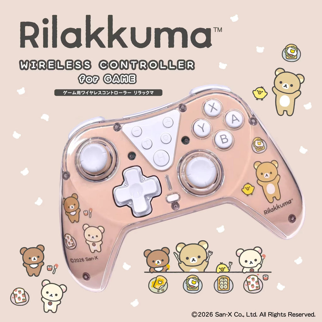 Nintendo Switch Rilakkuma Wireless Controller - Fun, Colorful Gaming