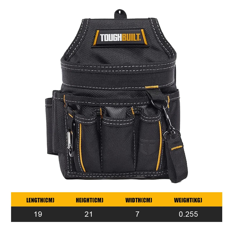 Toughbuilt Universal Electrician's Tool Belt - 14 Pocket Organizer