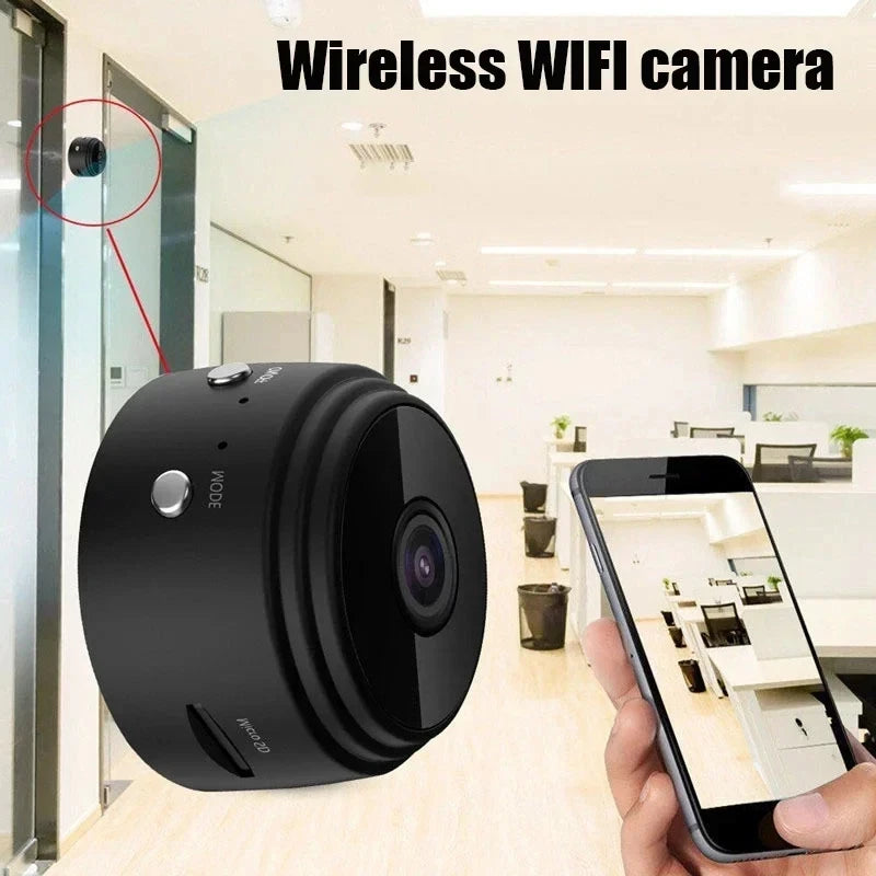 A9 WiFi Mini Security Camera for Smart Home Monitoring - HD Quality