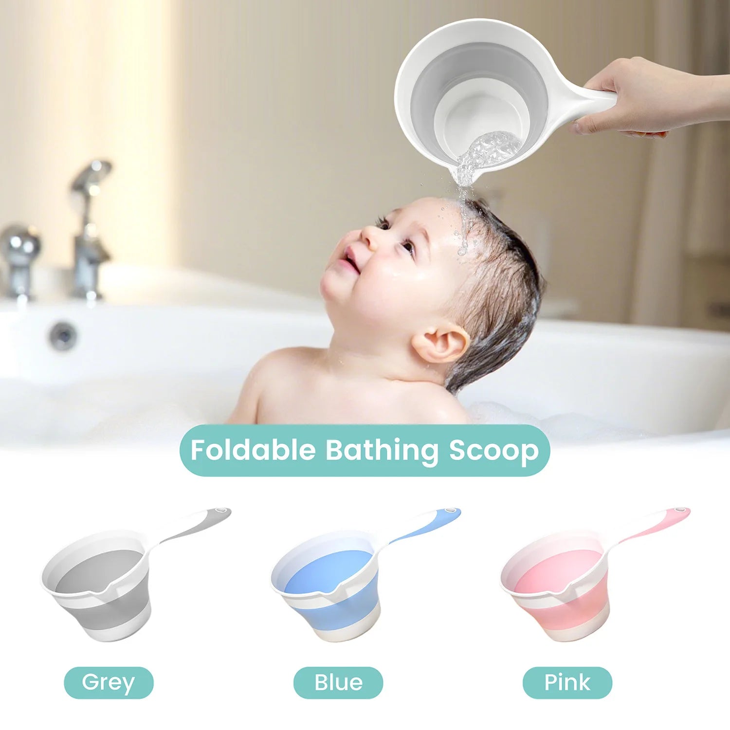 Portable Hair Washing Ladle – Effortless Bathing for All Ages