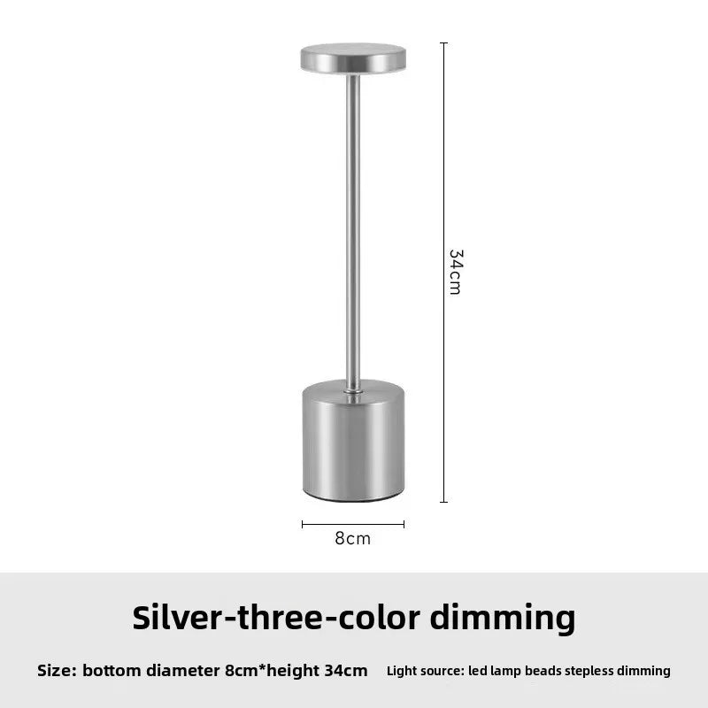 Modern Rechargeable LED Touch Dimming Table Lamp - Portable Luxury Design