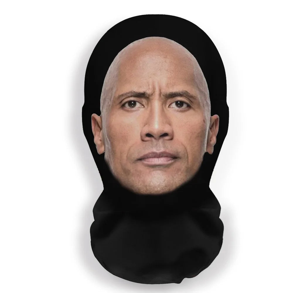 3D Printed Stretch Mesh Full Face Mask for Cosplay & Halloween Fun