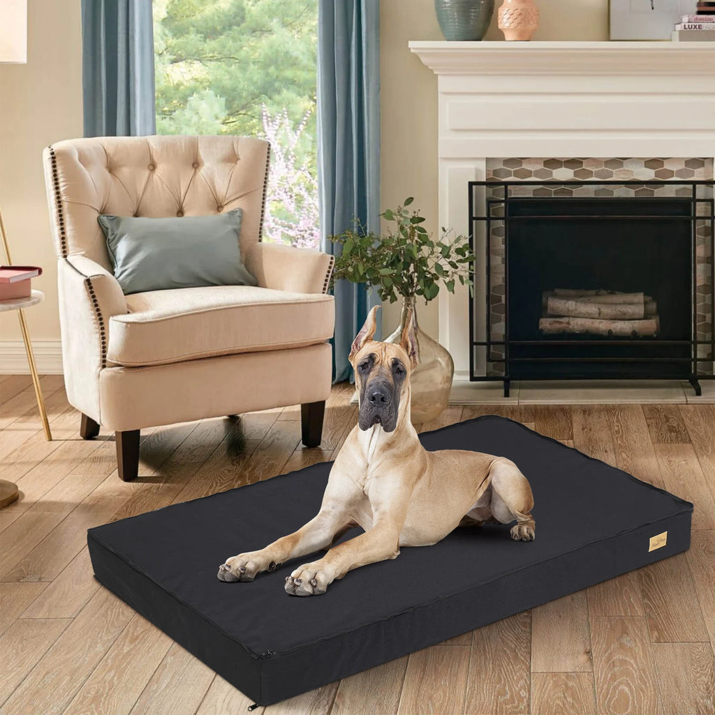 Orthopedic Waterproof Dog Bed - Removable Washable Cover, 2-in-1 Design