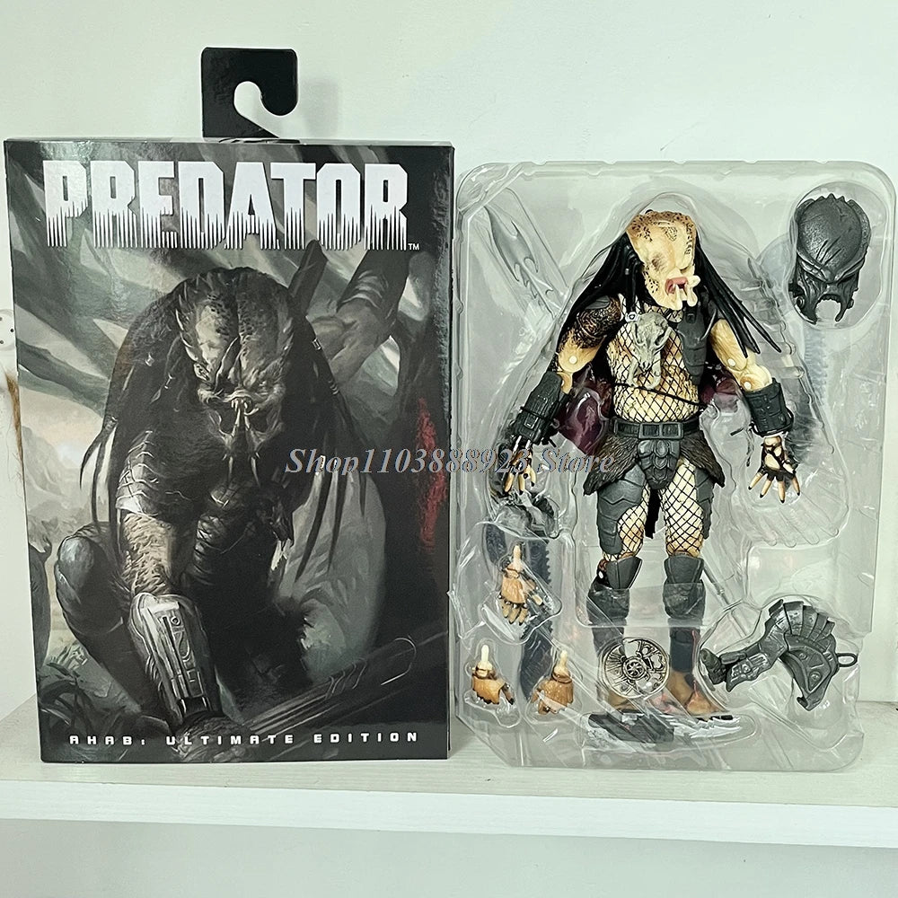 Ultimate Jungle Hunter Predator Alien Figure - Shaman Elder Model Toy