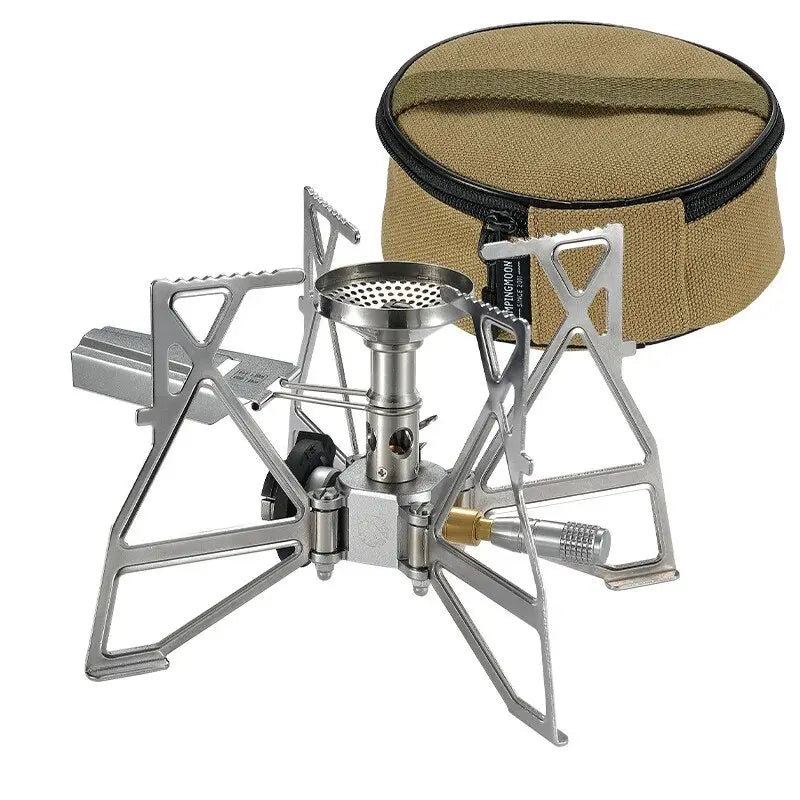 Portable CAMPINGMOON XD-3F Stove with Electronic Ignition - Compact Design