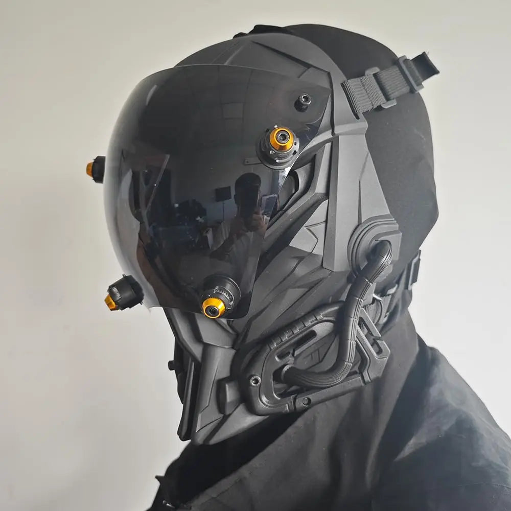 JAUPTO Red Triangle Glow Mask - Stand Out at Parties & Festivals