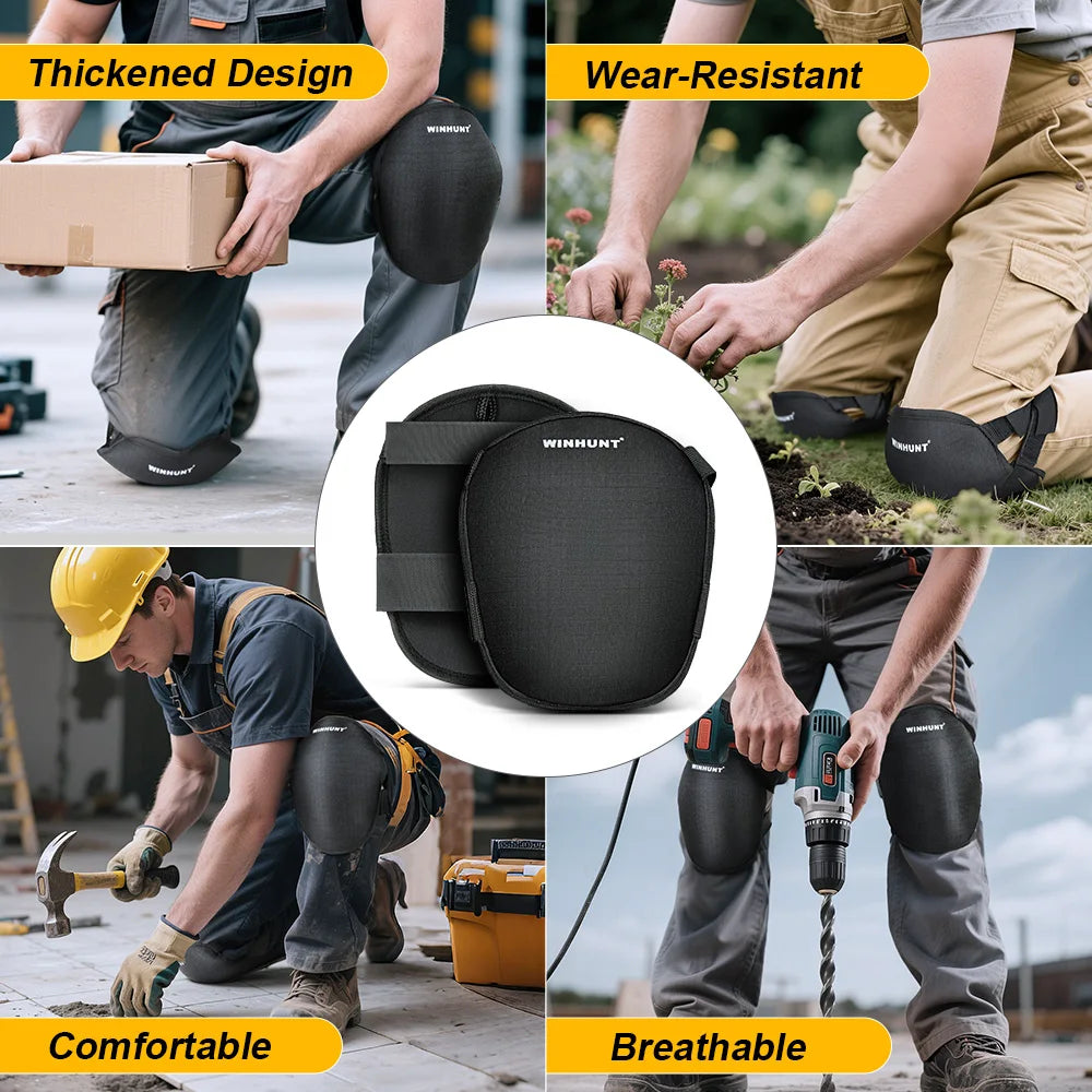 Comfort Foam Knee Pads for Gardening, Cleaning & Construction