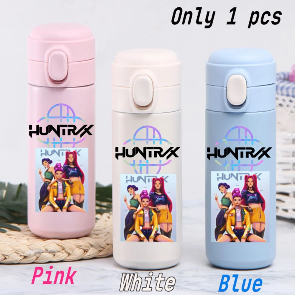 KPop 420ML Insulated Thermos Cup - Stylish Water Bottle Gift