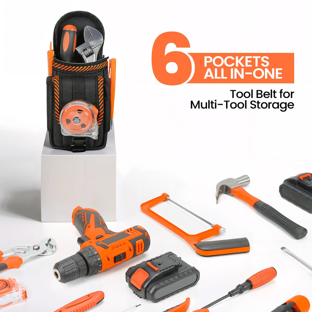 Versatile Mini Tool Pouch with Belt Clip for Easy Organization