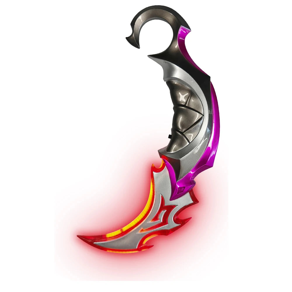 17cm LED Karambit Prop for Valorant Cosplay Events