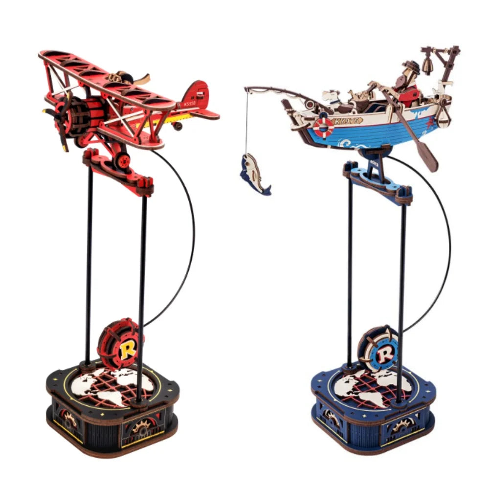 ROKR Gravity Swing 3D Wooden Puzzle Kit - Fun for Teens & Adults