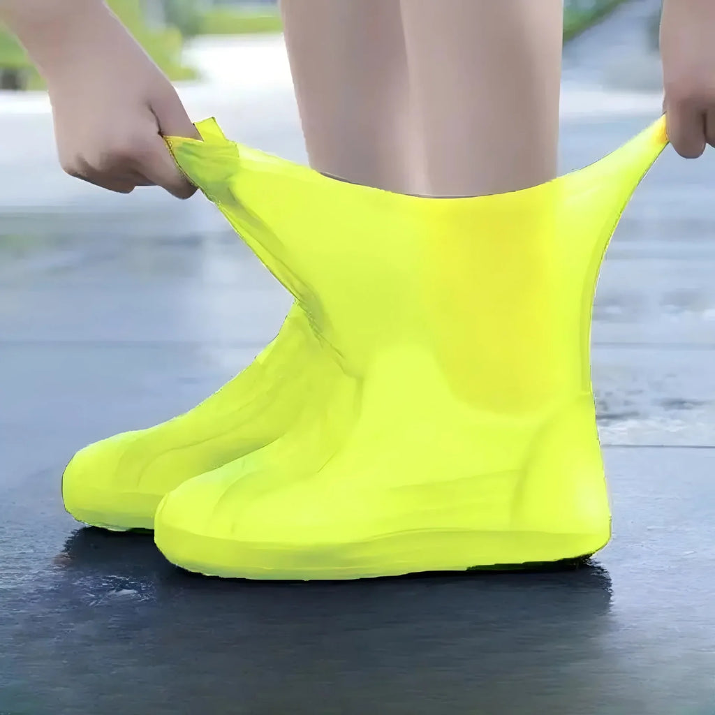 Waterproof Latex Shoe Covers - Durable, Non-Slip Rain Gear