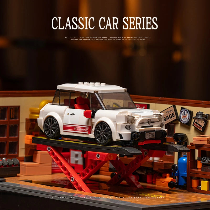 MENBIS Creative 325-Piece Classic Racing Car Building Set for Kids
