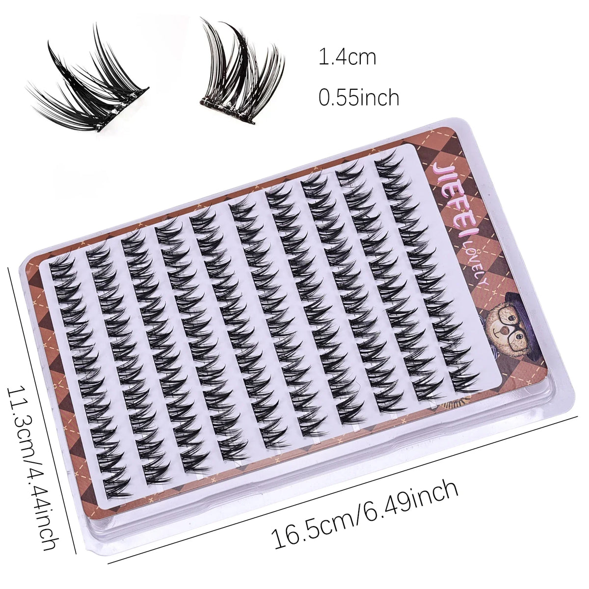 Voluminous False Eyelashes - DIY Fluffy Natural Curling Lash Extension