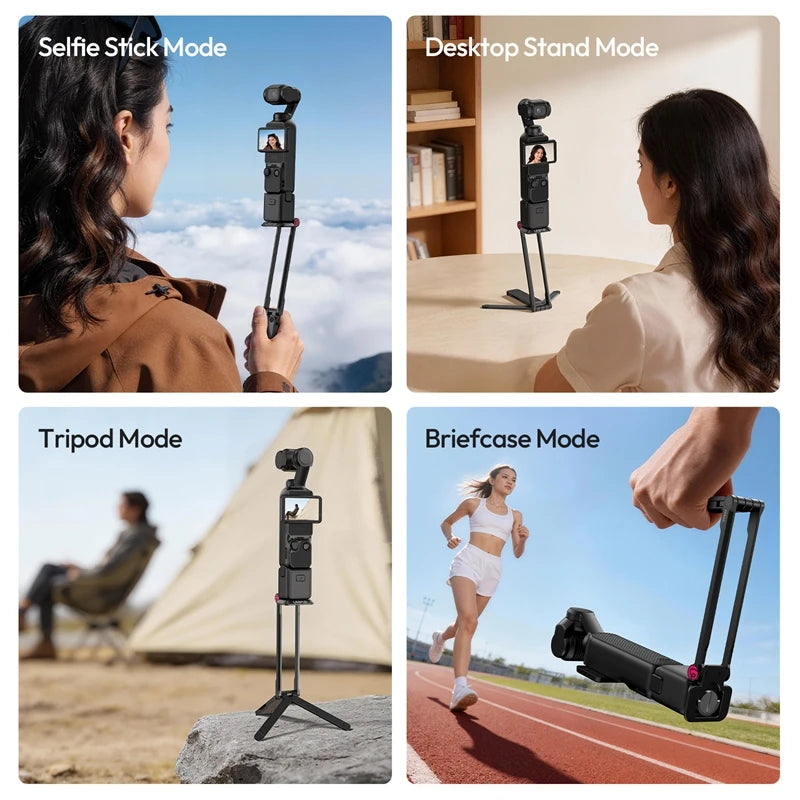 Ulanzi MA66 Magnetic Tripod: Foldable Selfie Stick for DJI Pocket 3