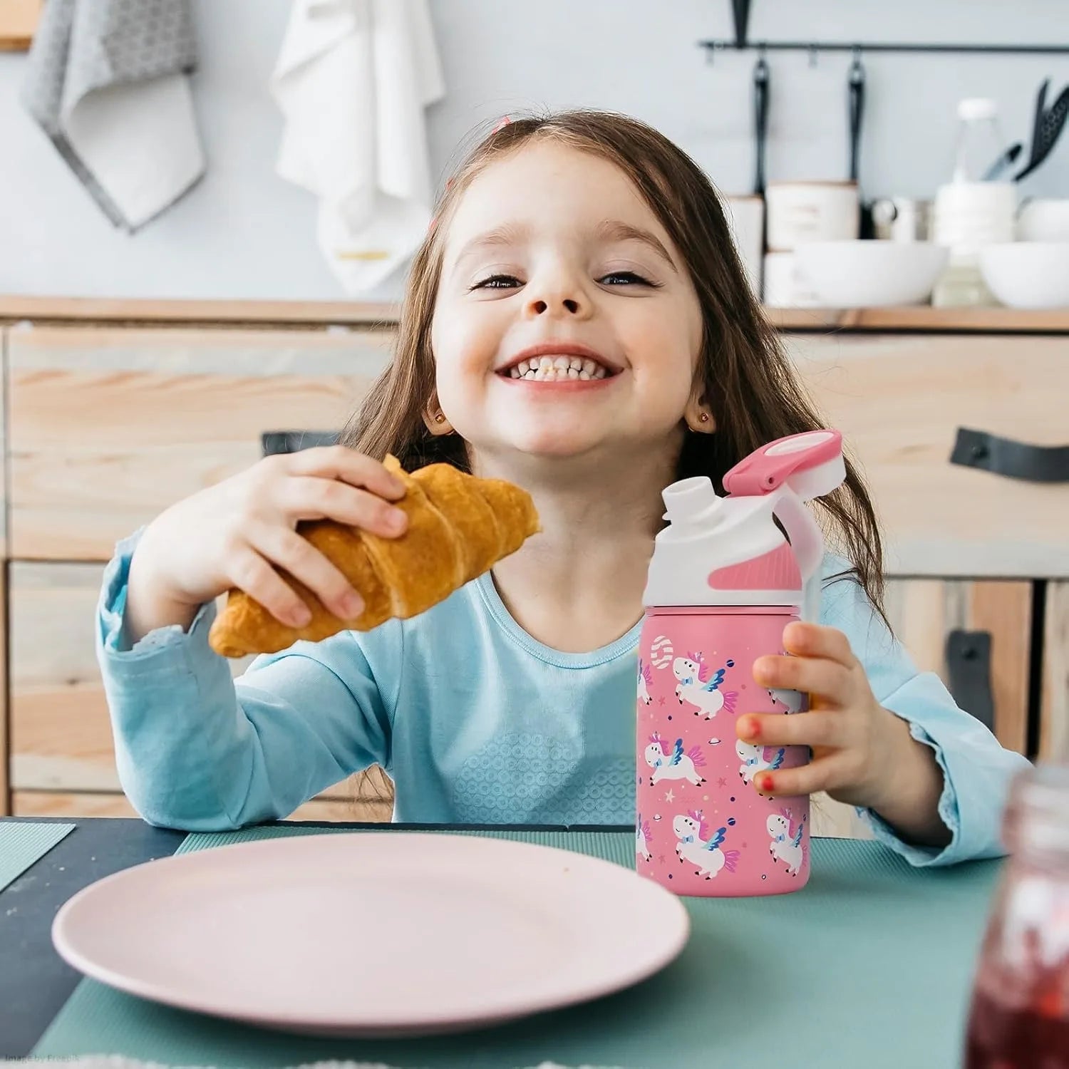 FEIJIAN Kids Leak-Proof Thermos Mug - Durable & Eco-Friendly Fun