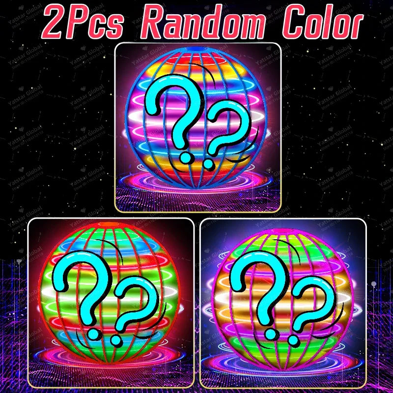 LED Flying Ball - Gyroscopic Anti-Gravity Toy for Kids