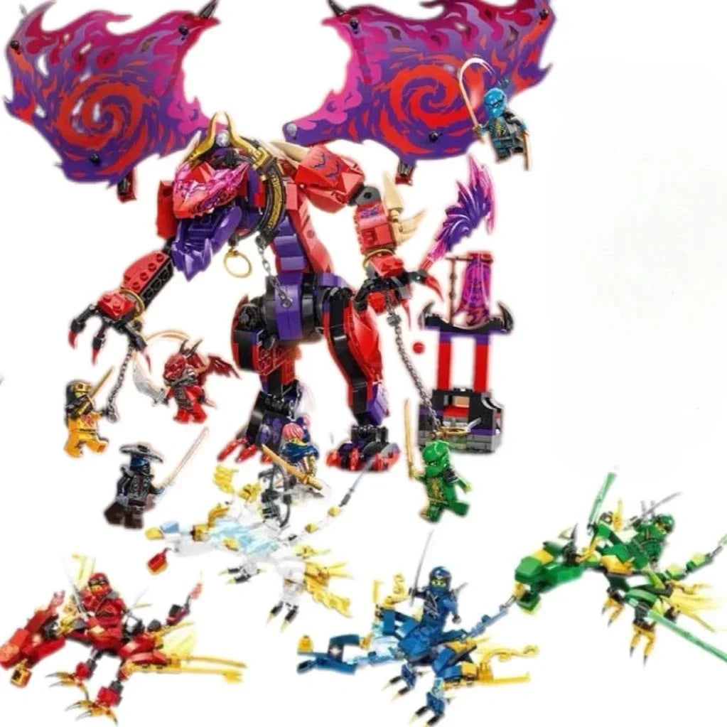 Thunderfang Dragon Battle Arena Building Blocks – Unleash Epic Adventures