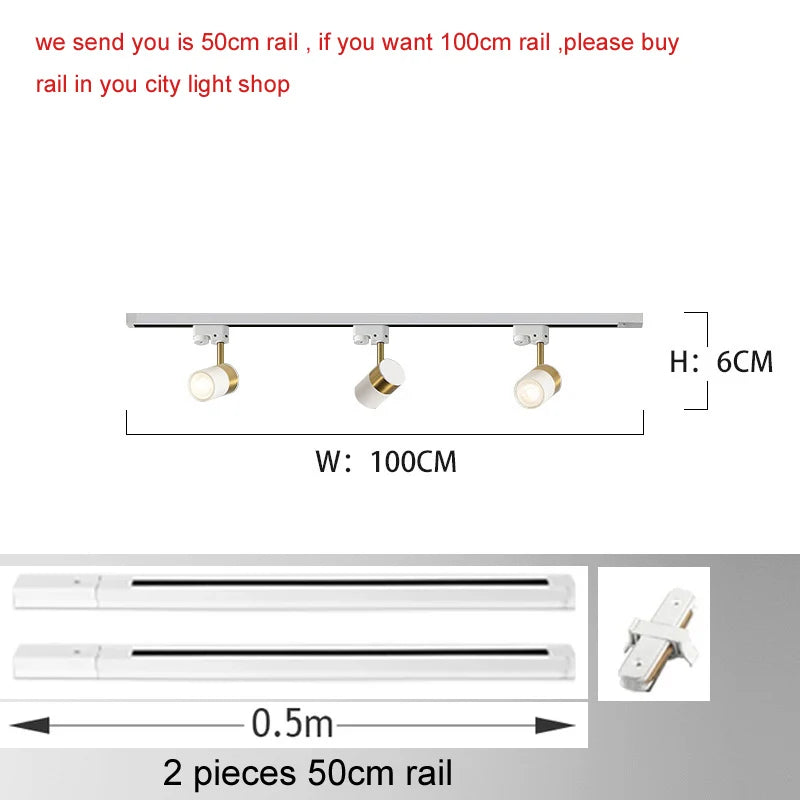 Versatile Adjustable LED Spotlight for Modern Home Decor