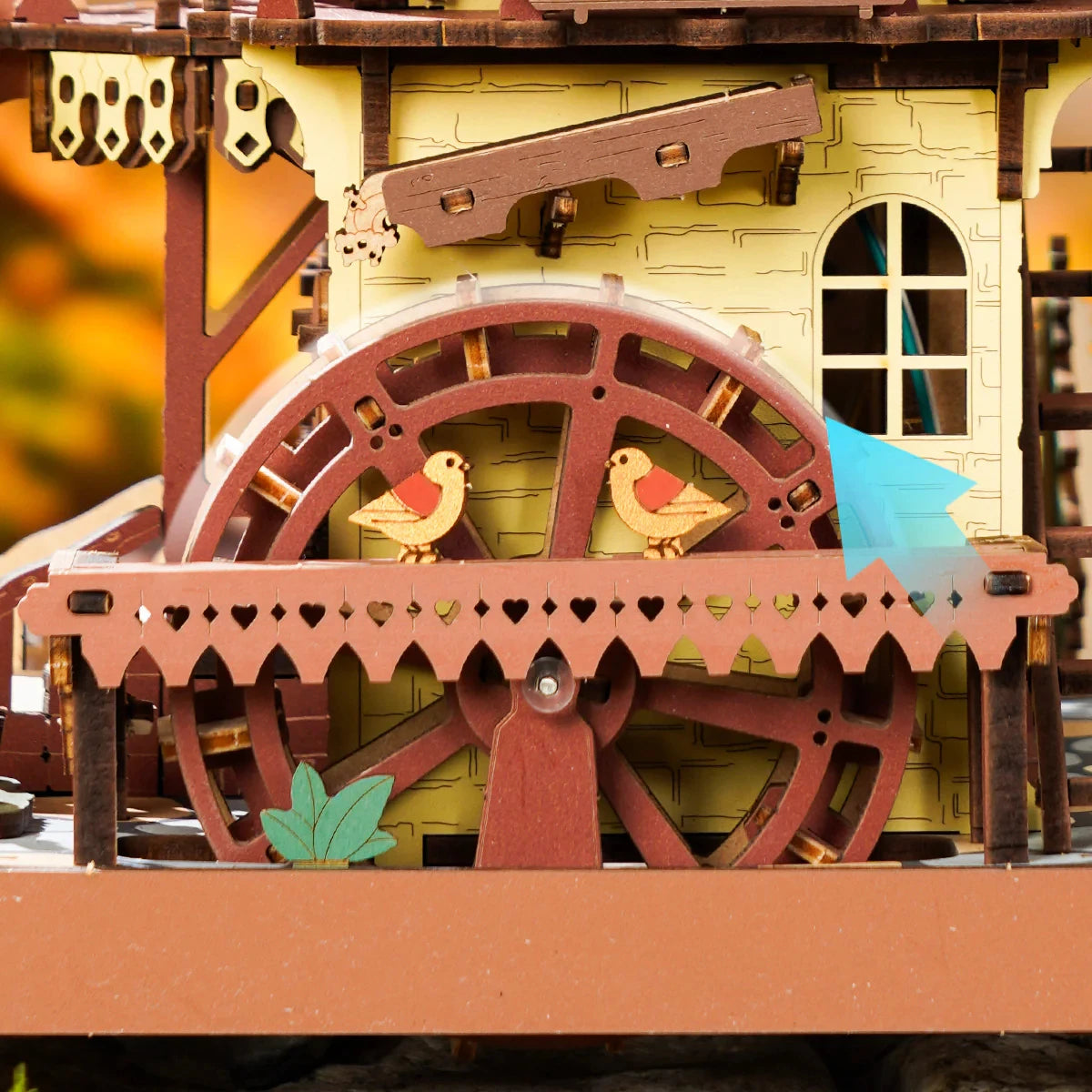 Robotime ROKR Cuckoo Clock: Unique 3D Wooden Puzzle Home Decor