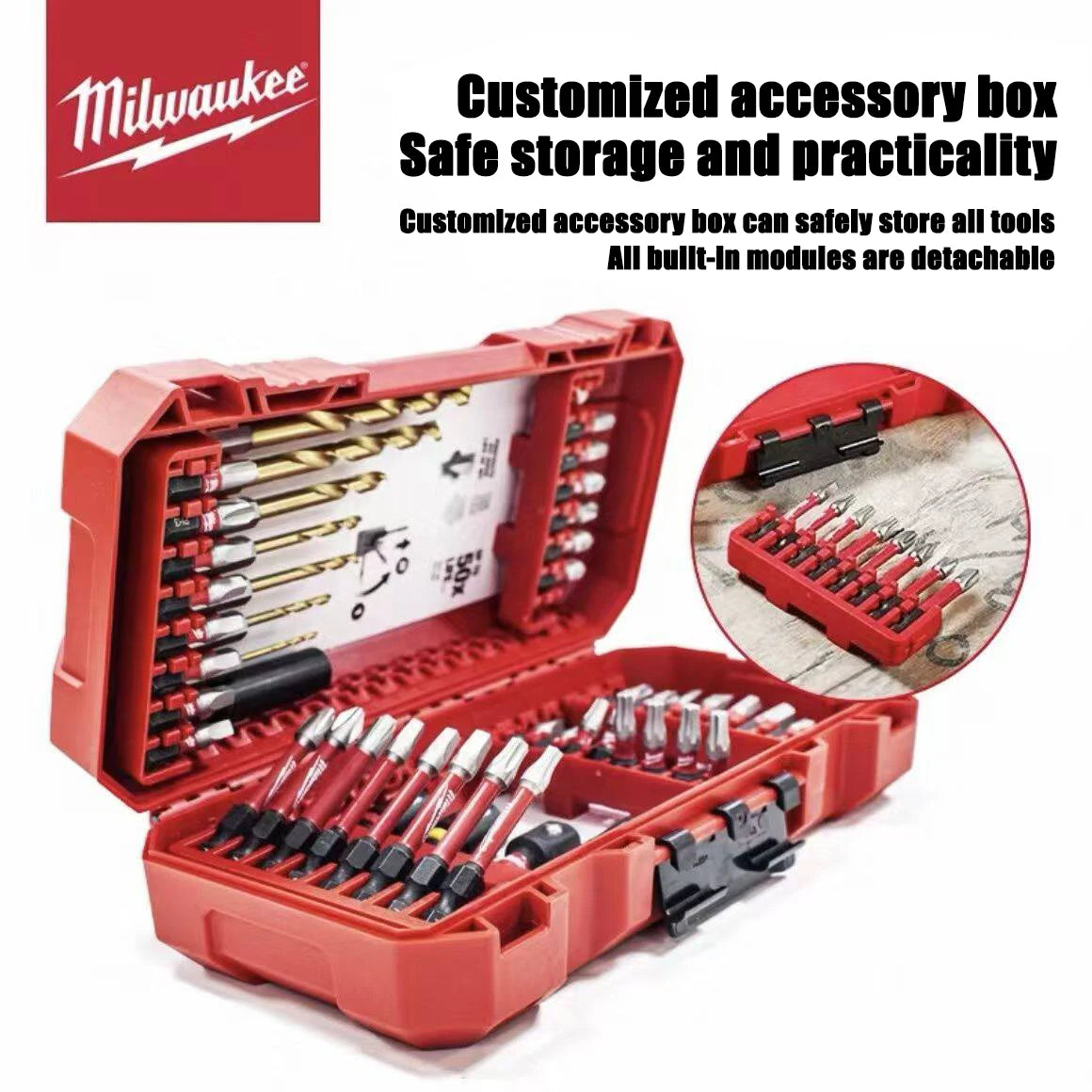 Milwaukee 50PC SHOCKWAVE Impact Duty Drill Bit Set - Ultimate Fit & Durability