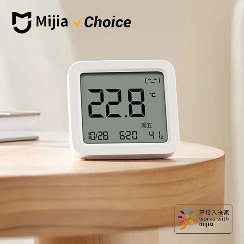 Mijia Smart Thermometer 3 - Mini LCD Hygrometer with Mi Home App