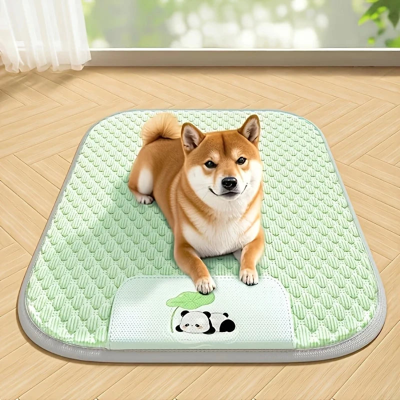 Cooling Pet Bed Mat - Breathable and Washable for Dogs & Cats
