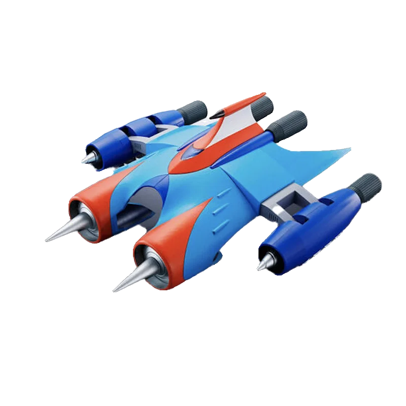 Bandai Soul of Chogokin GX-76X3 Grendizer D.C. Spazer Model Set