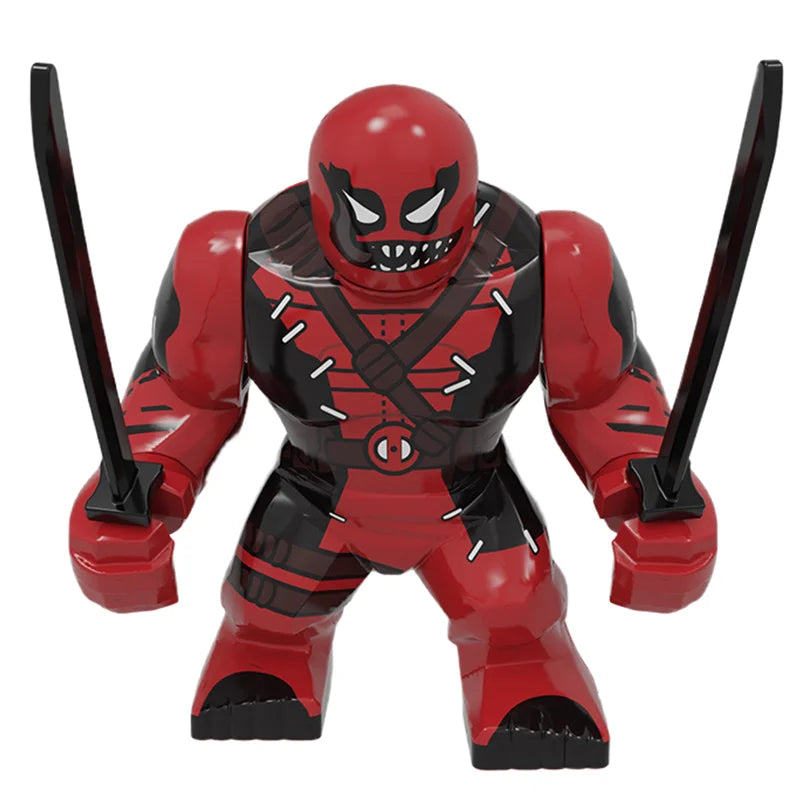 Blind Box Mini Building Blocks Superhero Figures Gift Set