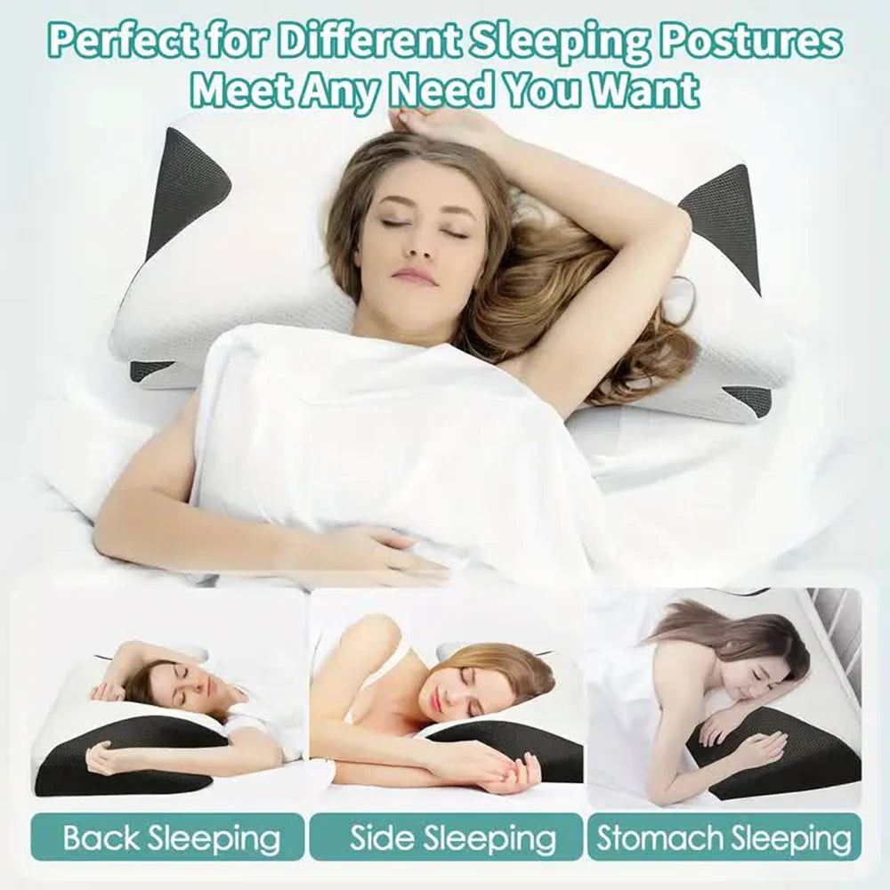 Ergonomic Memory Foam Neck Pillow for Superior Comfort and Support