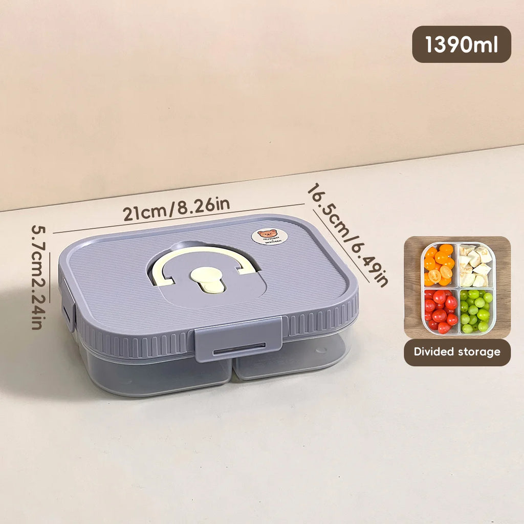 Divided Spice Storage Box - Moisture & Insect Proof Organizer