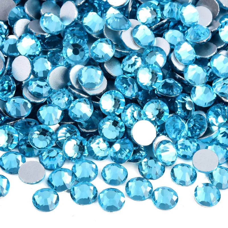 OLeeya Bulk Non-Hotfix Rhinestones for DIY Nail Art & Garments